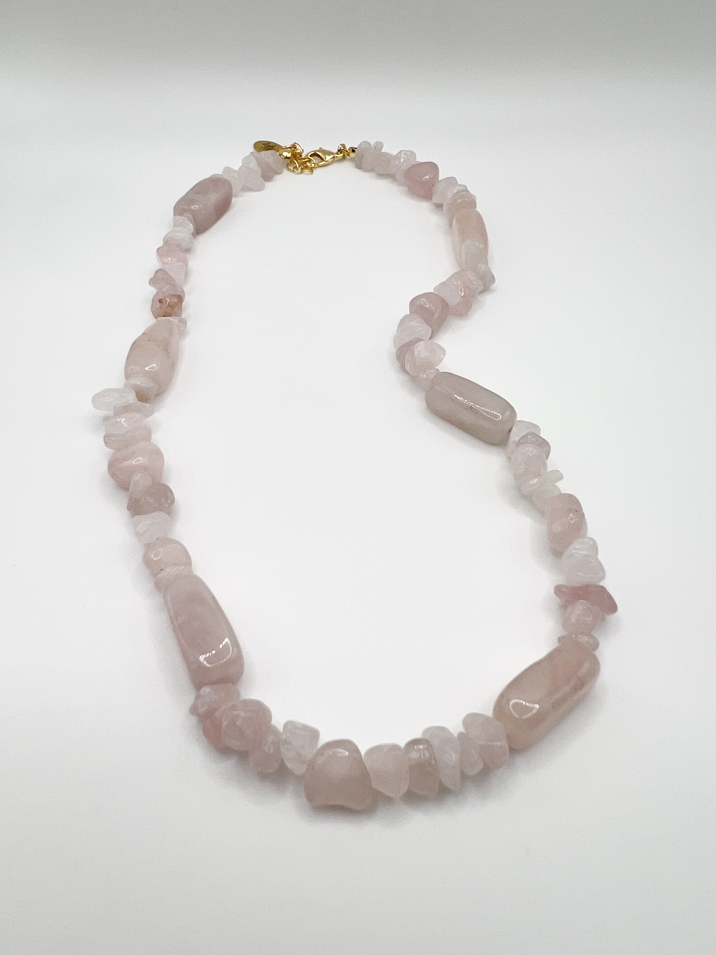 Rosie (001) | Rose Quartz Necklace