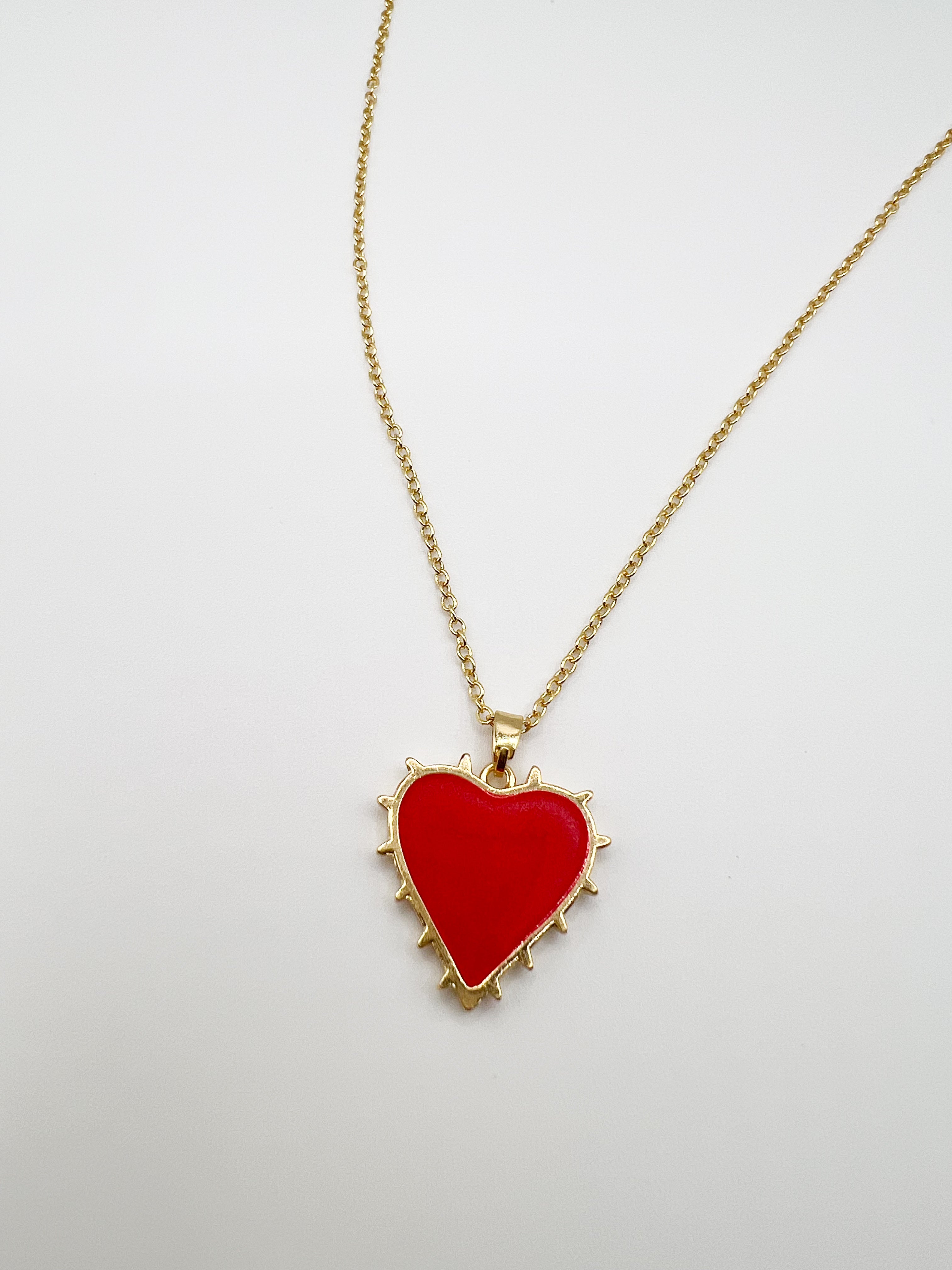 MI AMOR - Red Heart Necklace